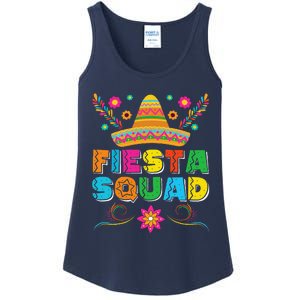 Fiesta Squad Cinco De Mayo Family Matching Mexican Sombrero Ladies Essential Tank