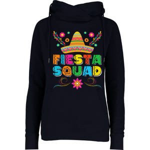 Fiesta Squad Cinco De Mayo Family Matching Mexican Sombrero Womens Funnel Neck Pullover Hood