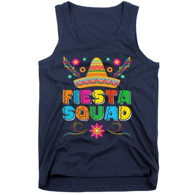 Fiesta Squad Cinco De Mayo Family Matching Mexican Sombrero Tank Top