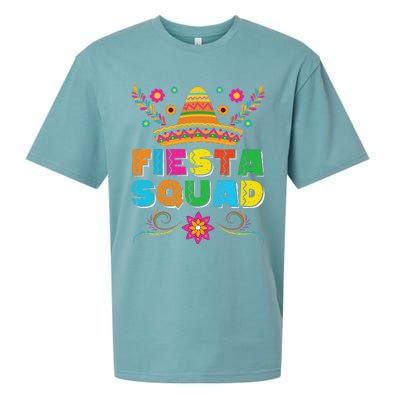 Fiesta Squad Cinco De Mayo Family Matching Mexican Sombrero Sueded Cloud Jersey T-Shirt