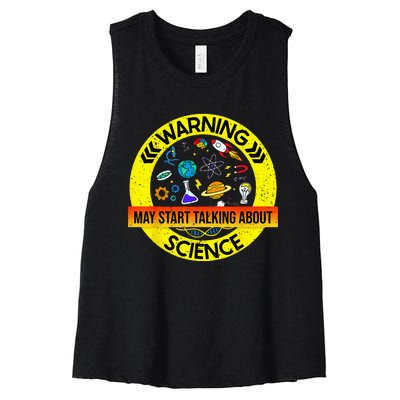 Funny Science Chemistry Biology Science Teacher Science Women's Racerback Cropped Tank