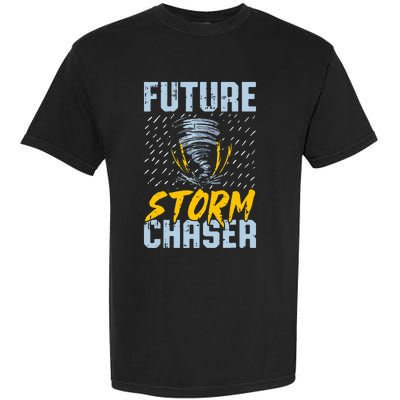 Future Storm Chaser Funny Meteorologist Storm Hunter Garment-Dyed Heavyweight T-Shirt