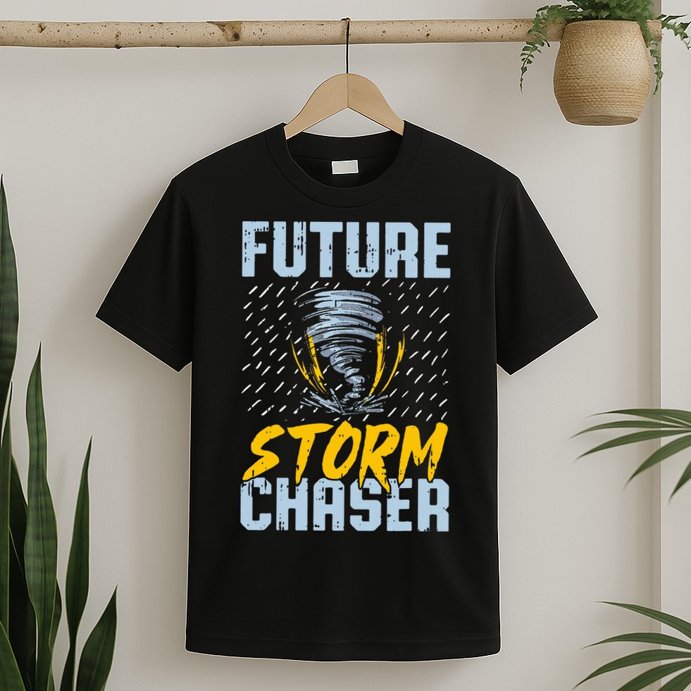 Future Storm Chaser Funny Meteorologist Storm Hunter T-Shirt
