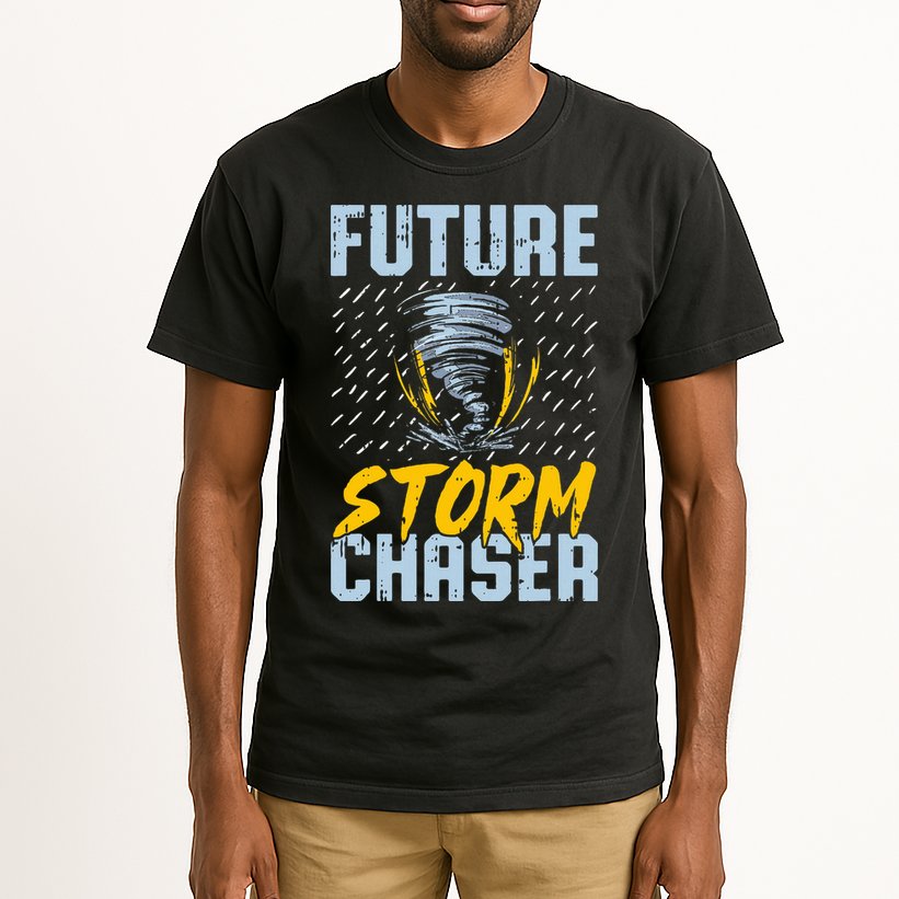 Future Storm Chaser Funny Meteorologist Storm Hunter Tall T-Shirt