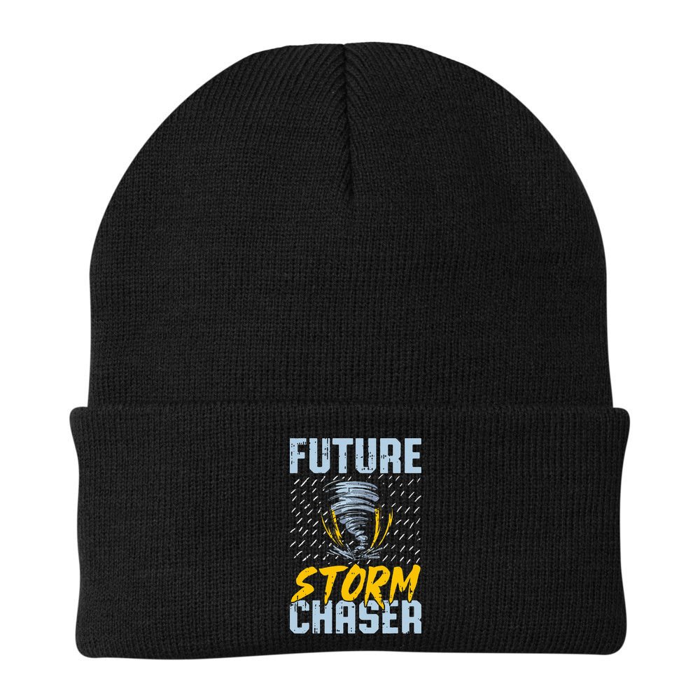 Future Storm Chaser Funny Meteorologist Storm Hunter Beanie