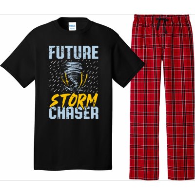 Future Storm Chaser Funny Meteorologist Storm Hunter Pajama Set