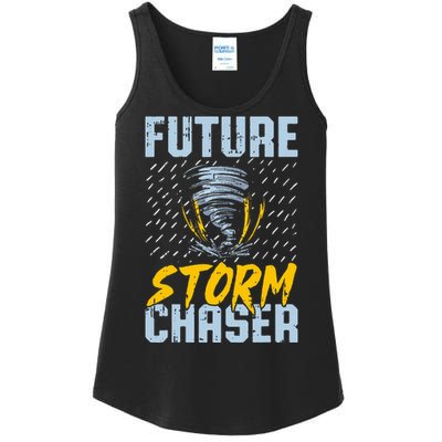 Future Storm Chaser Funny Meteorologist Storm Hunter Ladies Essential Tank