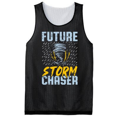 Future Storm Chaser Funny Meteorologist Storm Hunter Mesh Reversible Basketball Jersey Tank