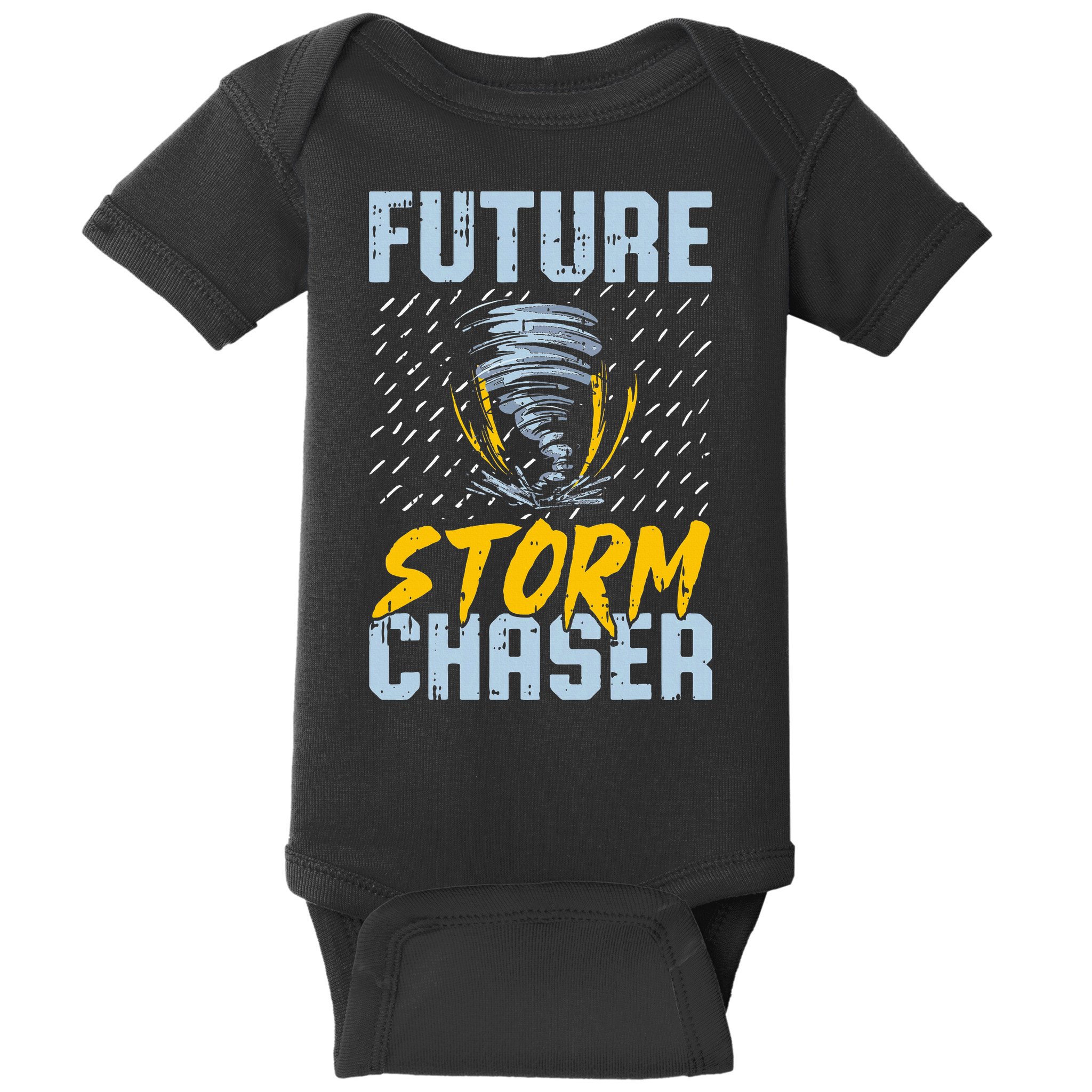 Future Storm Chaser Funny Meteorologist Storm Hunter Baby Bodysuit