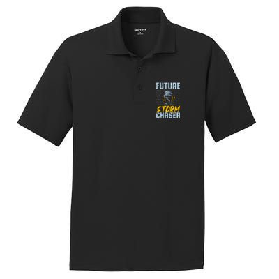 Future Storm Chaser Funny Meteorologist Storm Hunter PosiCharge RacerMesh Polo