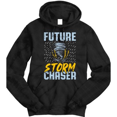 Future Storm Chaser Funny Meteorologist Storm Hunter Tie Dye Hoodie