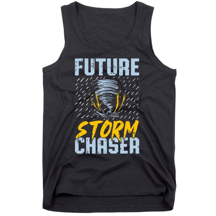 Future Storm Chaser Funny Meteorologist Storm Hunter Tank Top