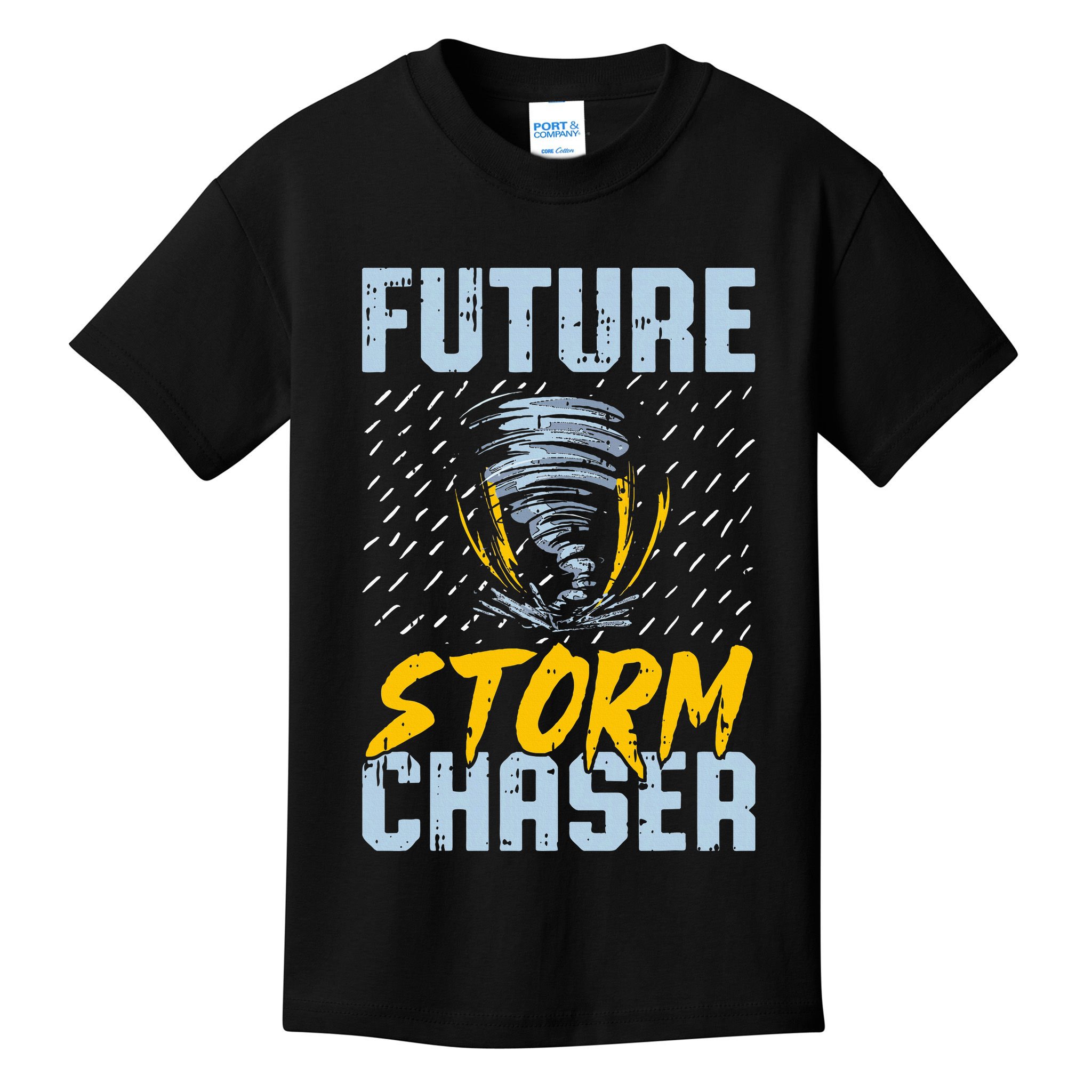 Future Storm Chaser Funny Meteorologist Storm Hunter Kids T-Shirt