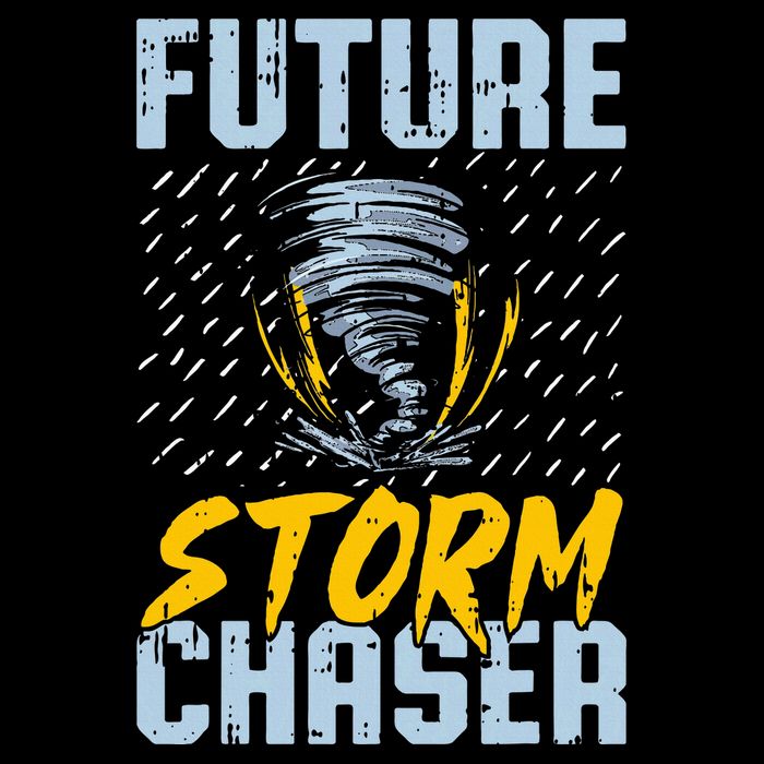 Future Storm Chaser Funny Meteorologist Storm Hunter Zip Tote Bag
