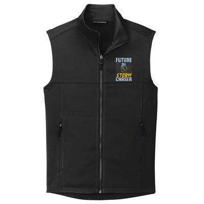 Future Storm Chaser Funny Meteorologist Storm Hunter Collective Smooth Fleece Vest