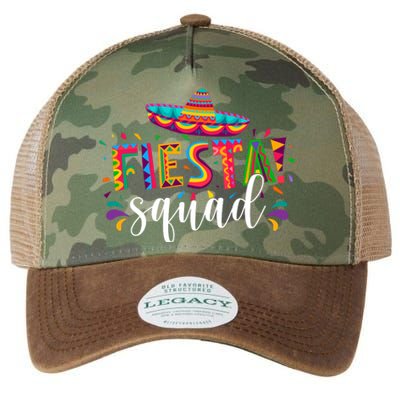 Fiesta Squad Cinco De Mayo Party Legacy Tie Dye Trucker Hat