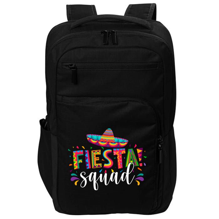 Fiesta Squad Cinco De Mayo Party Impact Tech Backpack
