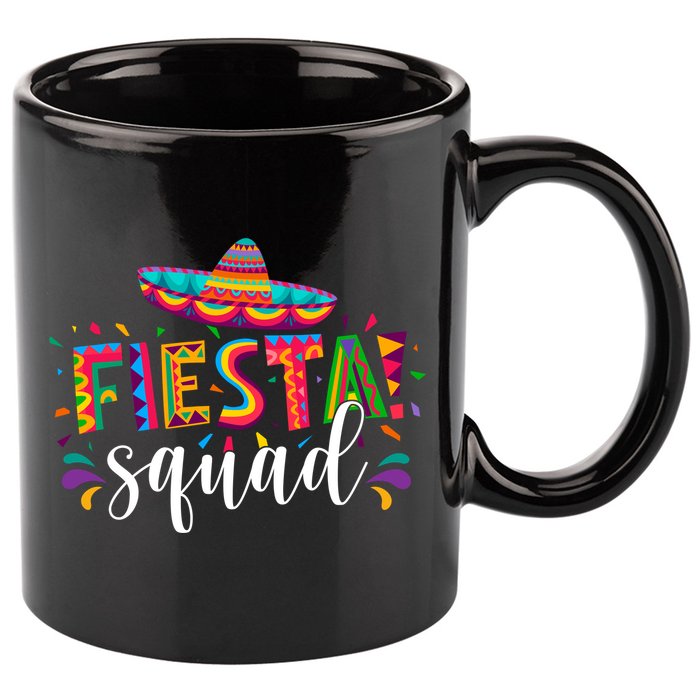 Fiesta Squad Cinco De Mayo Party 11oz C Handle Ceramic Mug