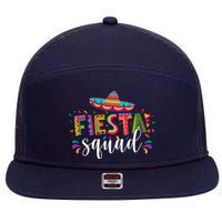 Fiesta Squad Cinco De Mayo Party 7 Panel Mesh Trucker Snapback Hat