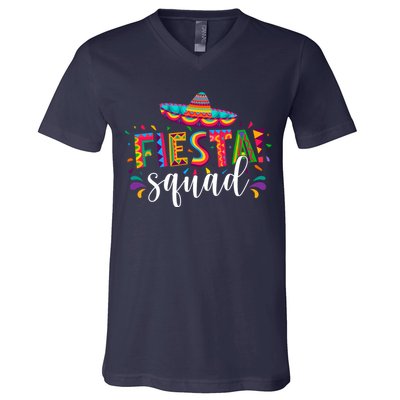 Fiesta Squad Cinco De Mayo Party V-Neck T-Shirt