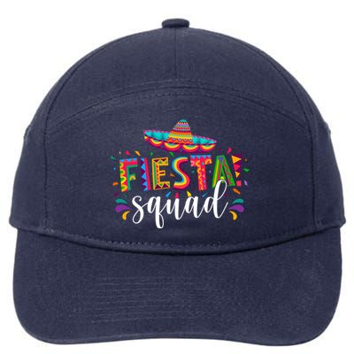 Fiesta Squad Cinco De Mayo Party 7-Panel Snapback Hat