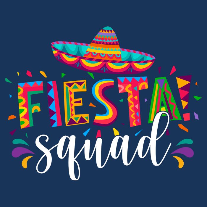 Fiesta Squad Cinco De Mayo Party Womens Tank Top