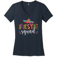 Fiesta Squad Cinco De Mayo Party Women's V-Neck T-Shirt