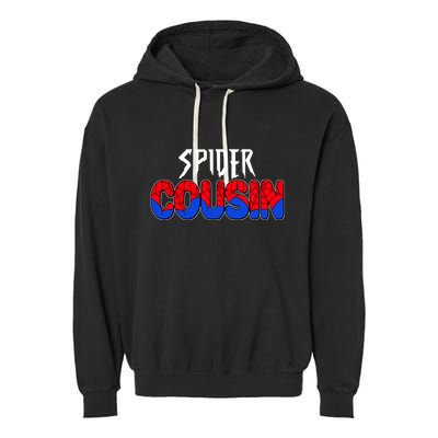 Funny Spider Cousin Matching Family Shirts Garment-Dyed Fleece Hoodie