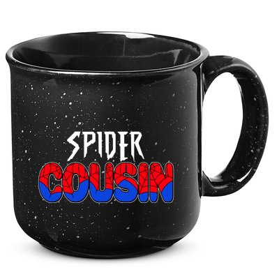 Funny Spider Cousin Matching Family Shirts 15oz Campfire Ceramic Mug