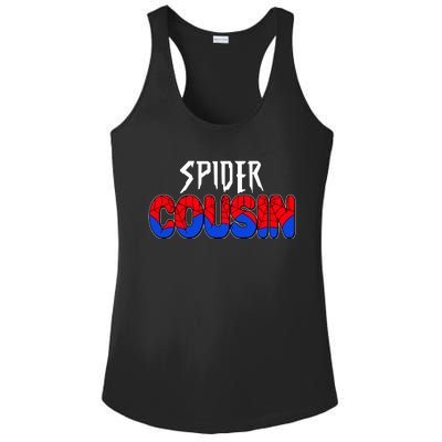 Funny Spider Cousin Matching Family Shirts Ladies PosiCharge Competitor Racerback Tank