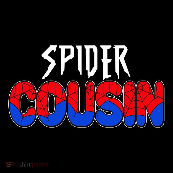 Funny Spider Cousin Matching Family Shirts Cropped Pullover Crew