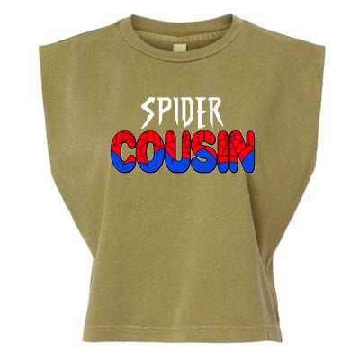 Funny Spider Cousin Matching Family Shirts Garment-Dyed Women's Muscle Tee