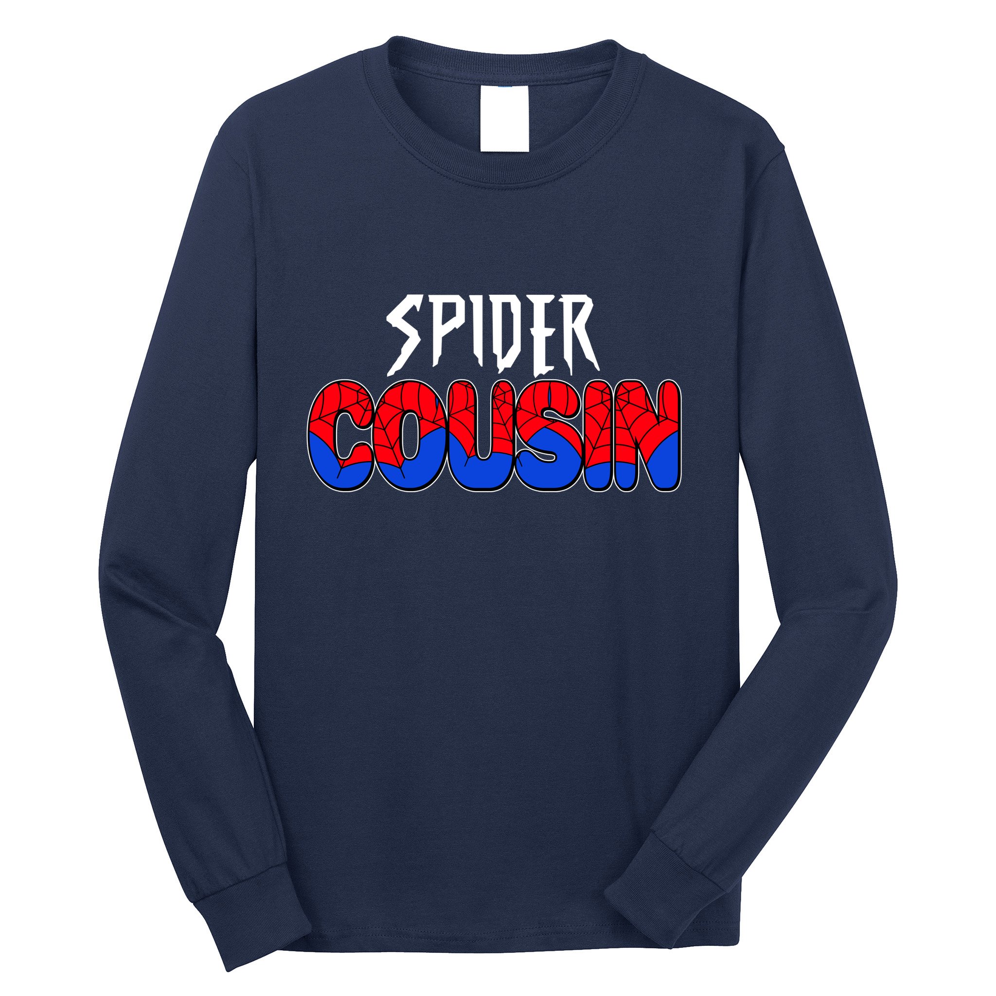 Funny Spider Cousin Matching Family Shirts Long Sleeve Shirt