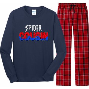 Funny Spider Cousin Matching Family Shirts Long Sleeve Pajama Set