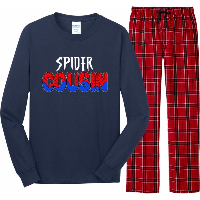 Funny Spider Cousin Matching Family Shirts Long Sleeve Pajama Set