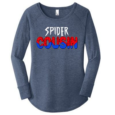 Funny Spider Cousin Matching Family Shirts Women's Perfect Tri Tunic Long Sleeve Shirt