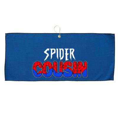 Funny Spider Cousin Matching Family Shirts Large Microfiber Waffle Golf Towel