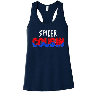 Funny Spider Cousin Matching Family Shirts Women's Racerback Tank