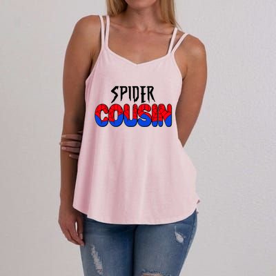 Funny Spider Cousin Matching Family Shirts Women's Strappy Tank