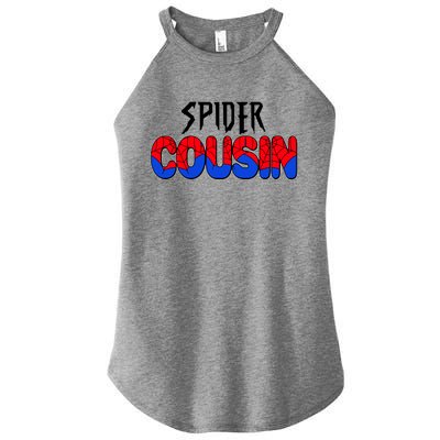 Funny Spider Cousin Matching Family Shirts Women’s Perfect Tri Rocker Tank