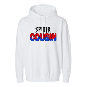 Funny Spider Cousin Matching Family Shirts Garment-Dyed Fleece Hoodie