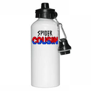 Funny Spider Cousin Matching Family Shirts Aluminum Water Bottle