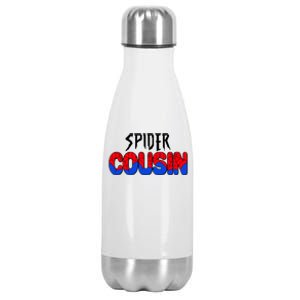 Funny Spider Cousin Matching Family Shirts Stainless Steel Insulated Water Bottle