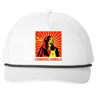 Fun Socialist Comrade Kamala Commie La Harris 2024 Kammunism Snapback Five-Panel Rope Hat