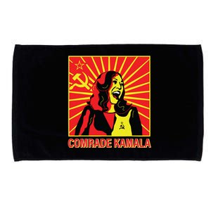 Fun Socialist Comrade Kamala Commie La Harris 2024 Kammunism Microfiber Hand Towel