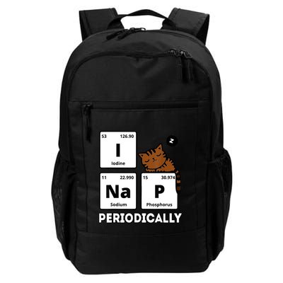 Funny Science Cat I Nap Periodically Cats Lovers Chemistry Backpack