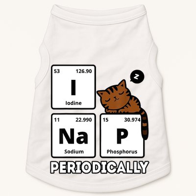 Funny Science Cat I Nap Periodically Cats Lovers Chemistry Doggie Tank