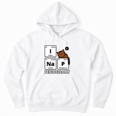Funny Science Cat I Nap Periodically Cats Lovers Chemistry Hoodie