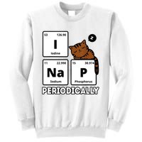 Funny Science Cat I Nap Periodically Cats Lovers Chemistry Sweatshirt