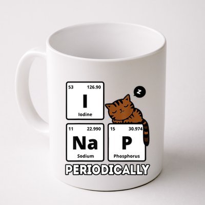 Funny Science Cat I Nap Periodically Cats Lovers Chemistry Mug